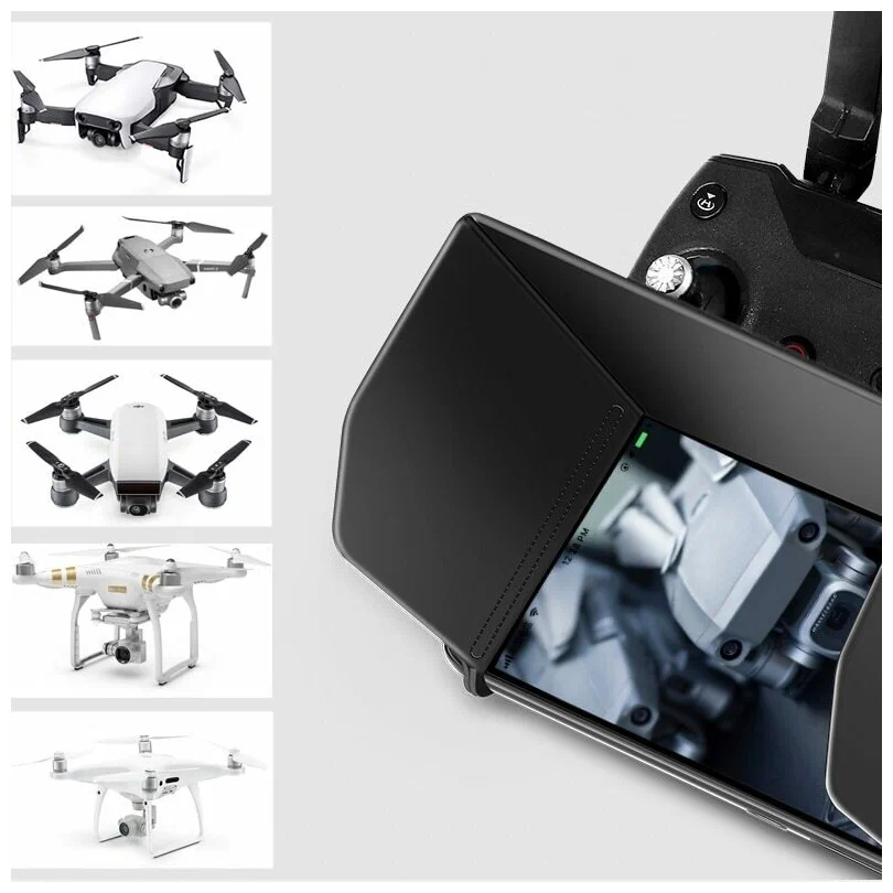 Солнцезащитный козырек смартфона для пульта квадрокоптера DJI Mavic 3 / Air 2 / Air 2S / Mini 2. Размер L.