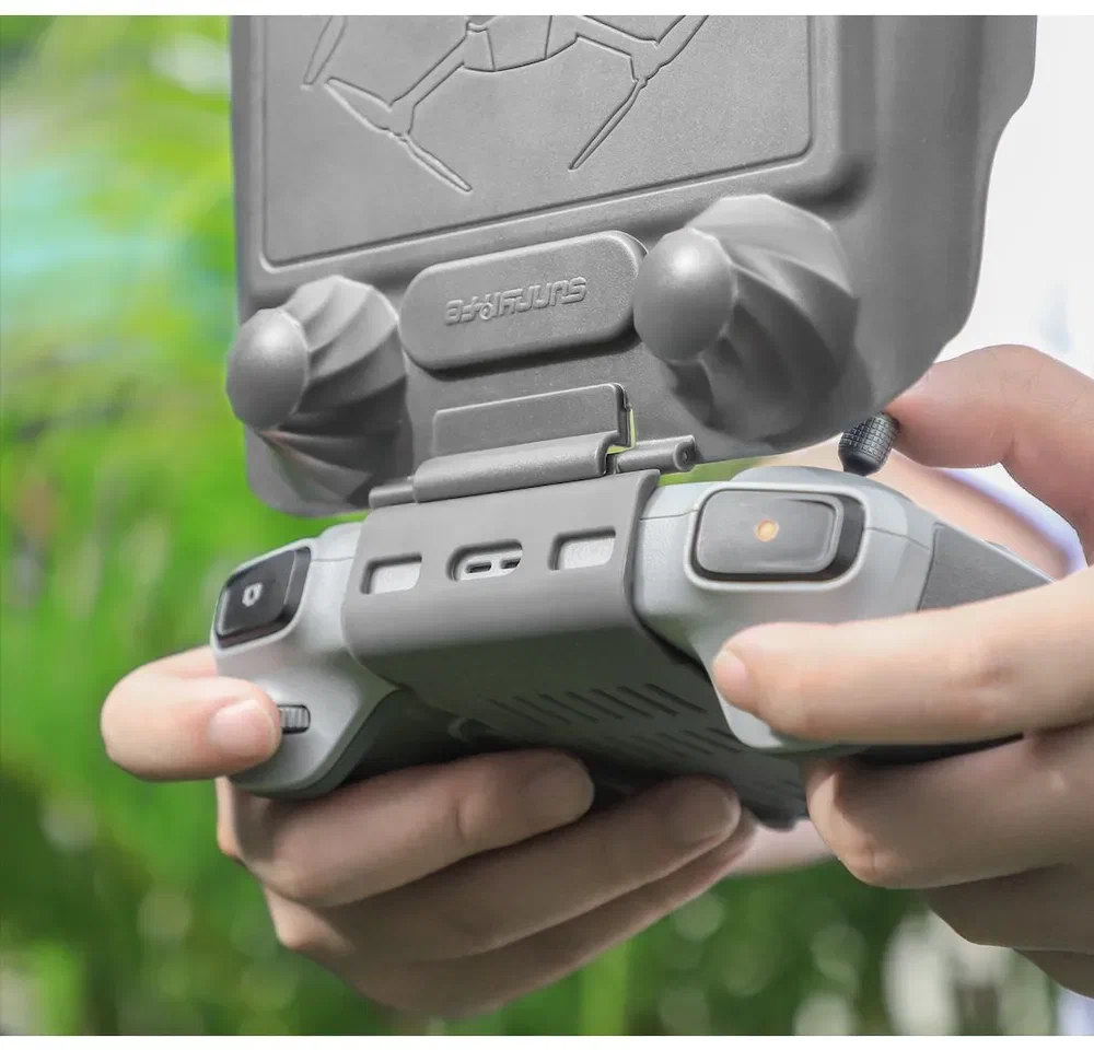 Защитный чехол пульта DJI RC Mini 3 Pro с козырьком от бликов